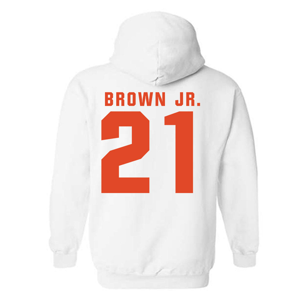 Syracuse - NCAA Football : Fran Brown Jr. - Classic Shersey Hooded Sweatshirt-1