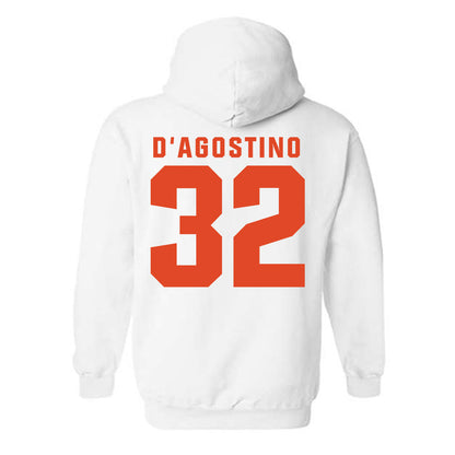 Syracuse - NCAA Men's Lacrosse : Louis D'Agostino - Classic Shersey Hooded Sweatshirt-1