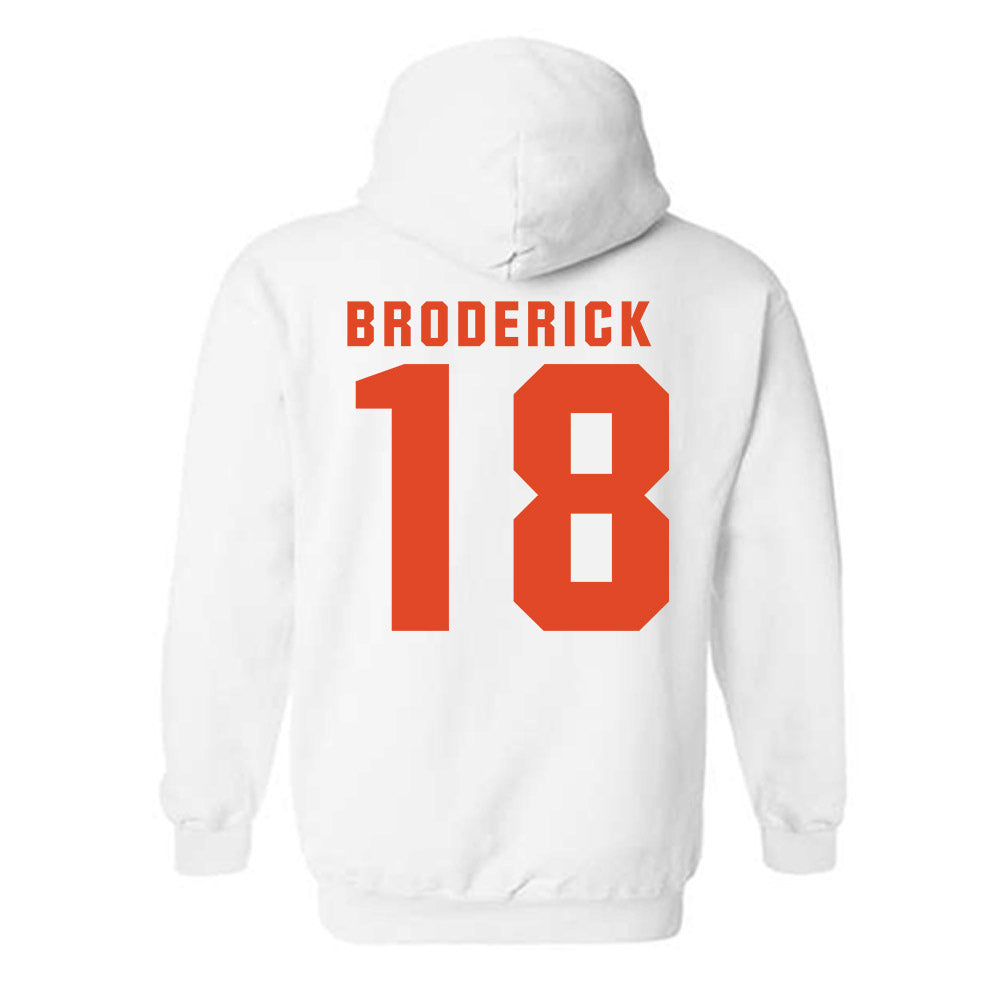 Syracuse - NCAA Women's Ice Hockey : Maryn Broderick - Classic Shersey Hooded Sweatshirt-1