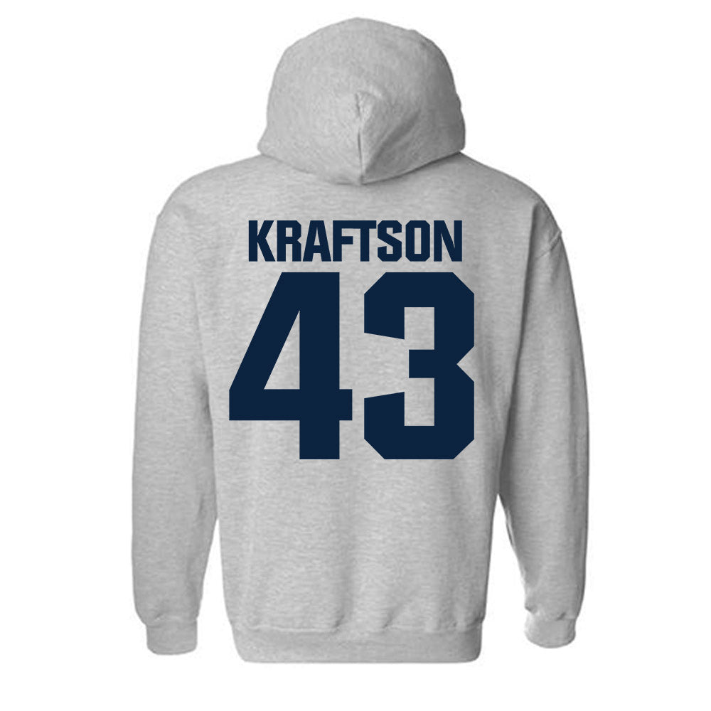 Syracuse - NCAA Men's Lacrosse : Charlie Kraftson - Classic Shersey Hooded Sweatshirt-1
