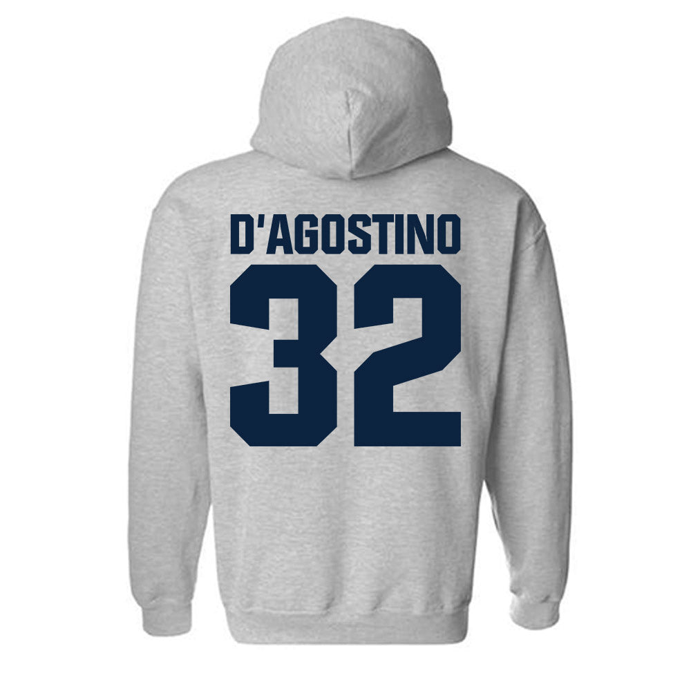 Syracuse - NCAA Men's Lacrosse : Louis D'Agostino - Classic Shersey Hooded Sweatshirt-1