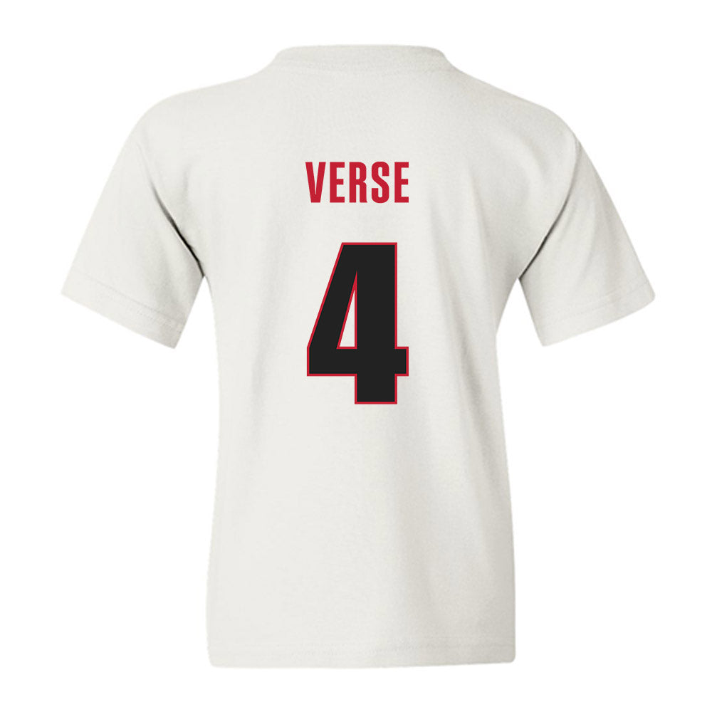 Georgia - NCAA Women's Basketball : Miyah Verse - Classic Shersey Youth T-Shirt-1