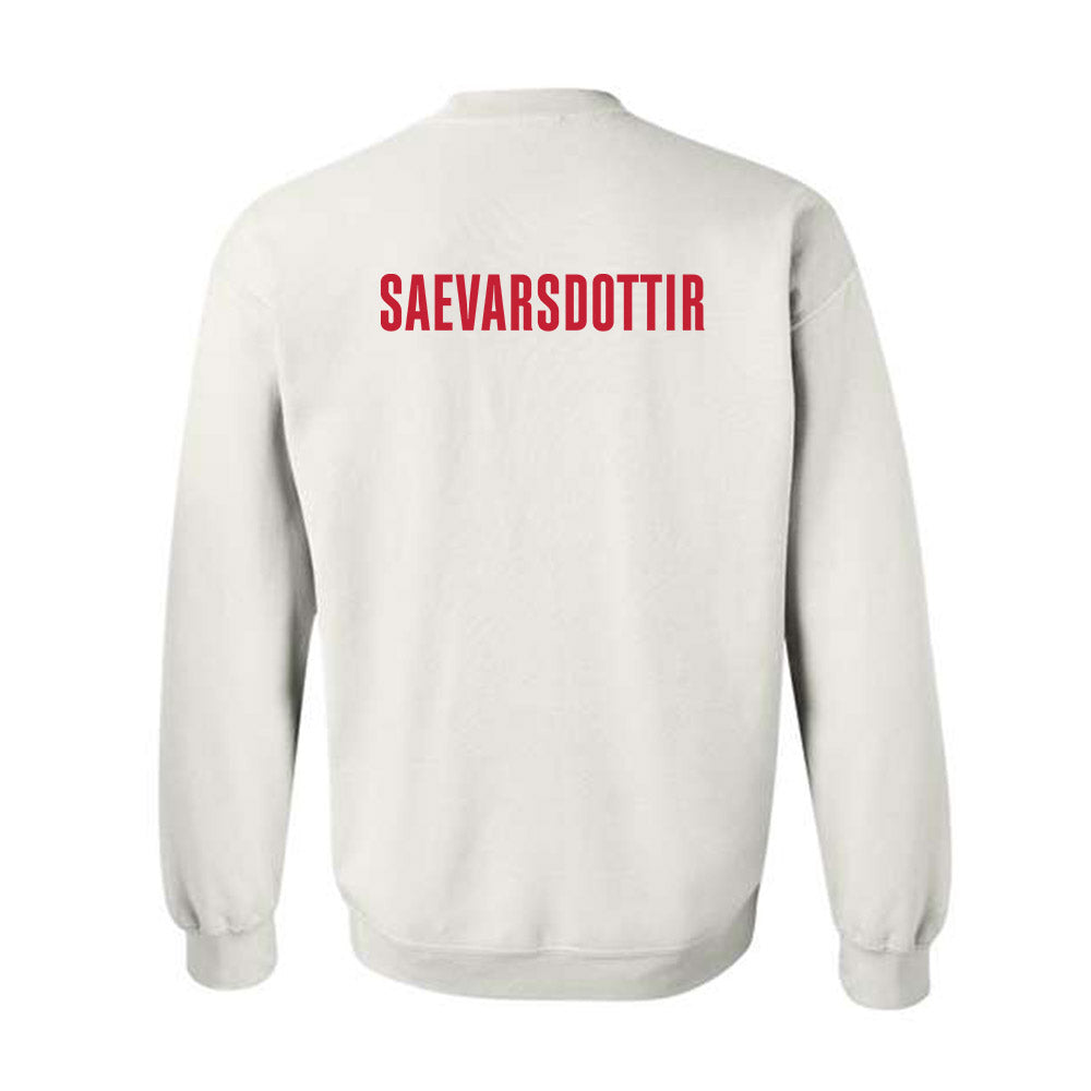 Georgia - NCAA Women's Track & Field : Isold Saevarsdottir - Classic Shersey Crewneck Sweatshirt-1