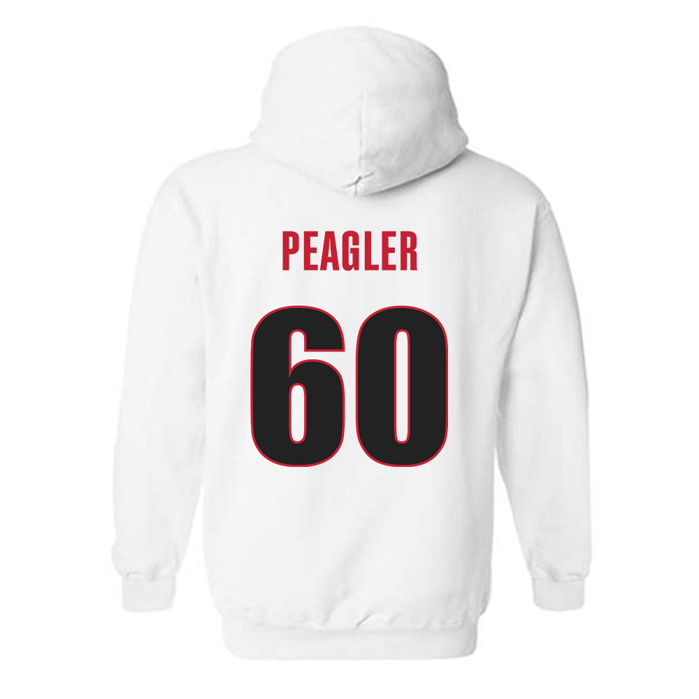 Georgia - NCAA Football : Henry Peagler - Classic Shersey Hooded Sweatshirt-1