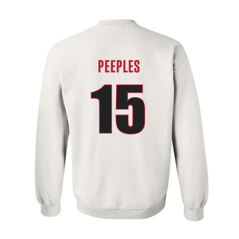 Georgia - NCAA Baseball : Ty Peeples - Classic Shersey Crewneck Sweatshirt-1