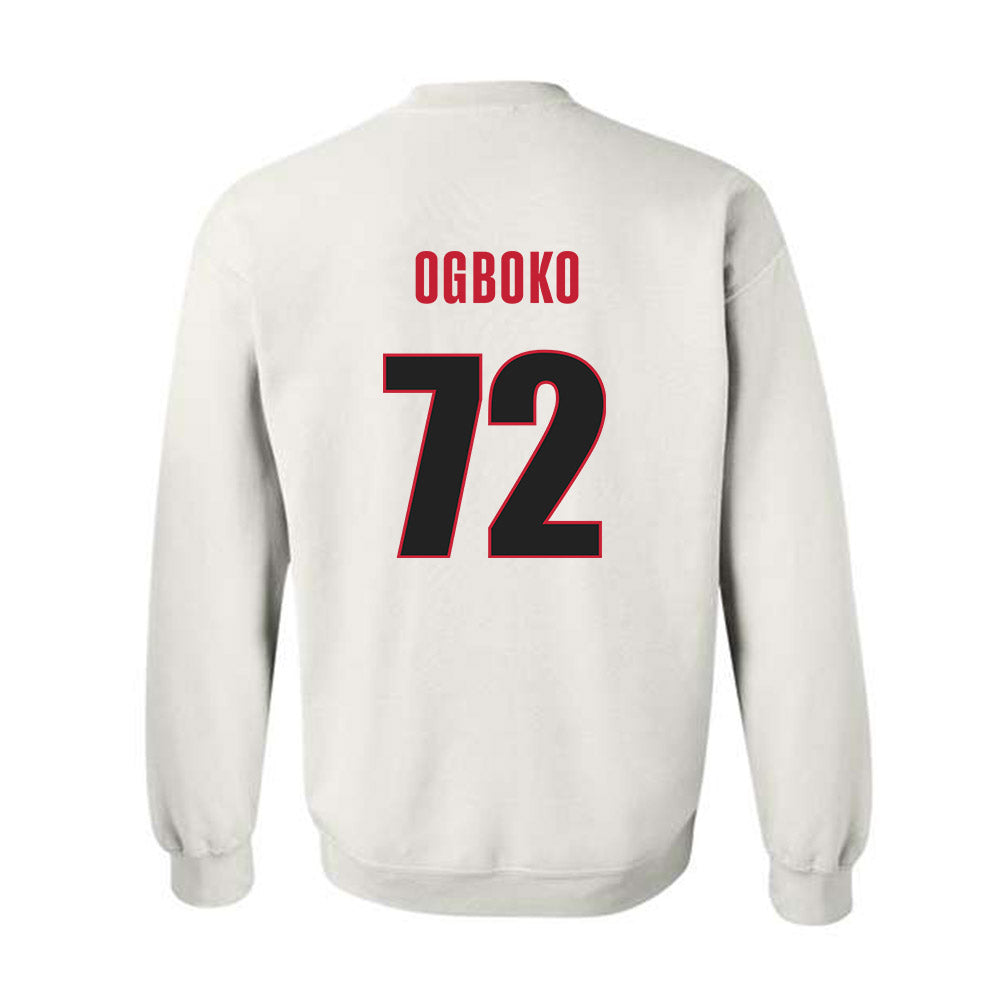 Georgia - NCAA Football : Ekene Ogboko - Classic Shersey Crewneck Sweatshirt-1