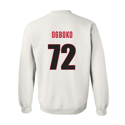 Georgia - NCAA Football : Ekene Ogboko - Classic Shersey Crewneck Sweatshirt-1