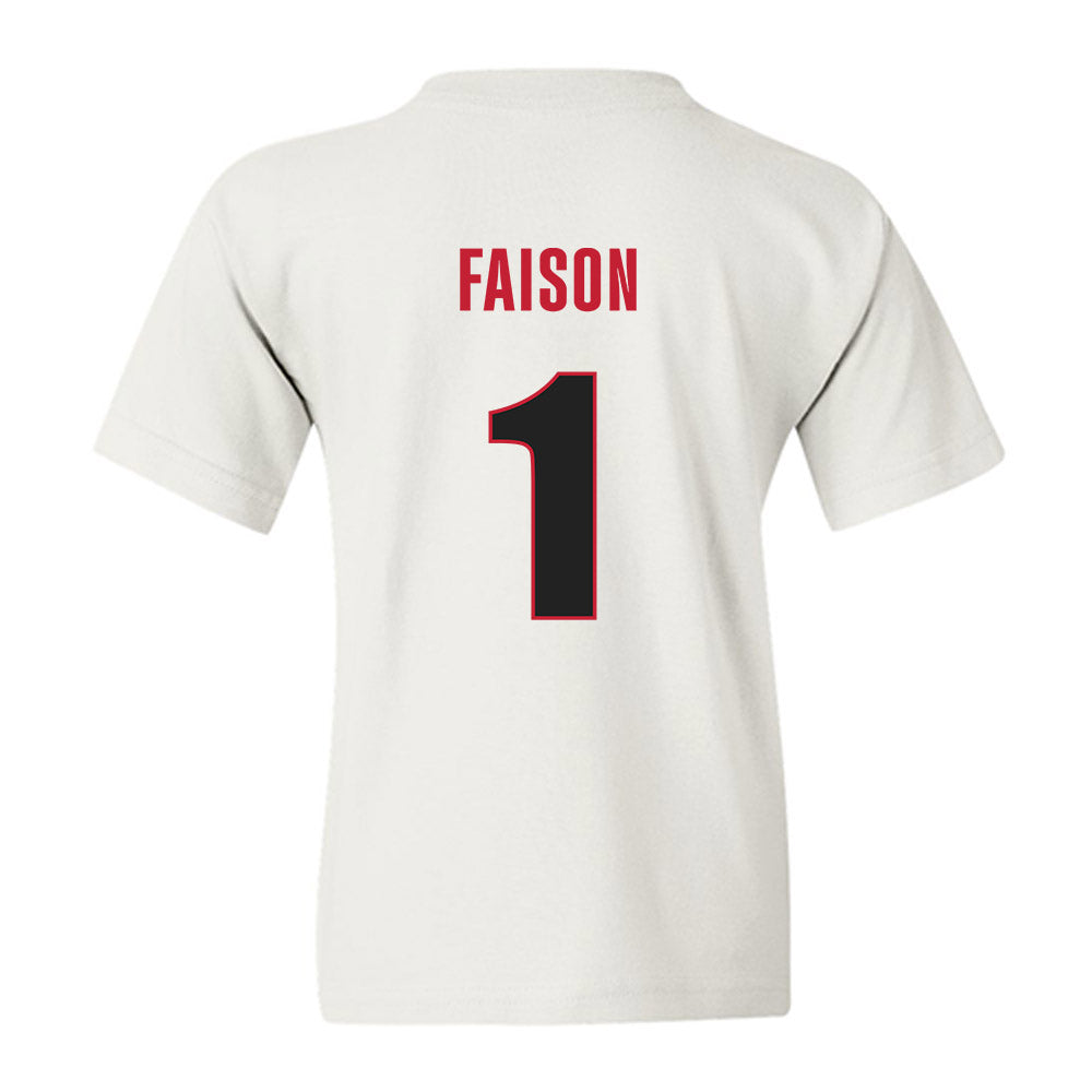 Georgia - NCAA Women's Basketball : Jocelyn Faison - Classic Shersey Youth T-Shirt-1