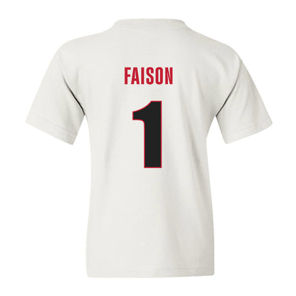 Georgia - NCAA Women's Basketball : Jocelyn Faison - Classic Shersey Youth T-Shirt-1