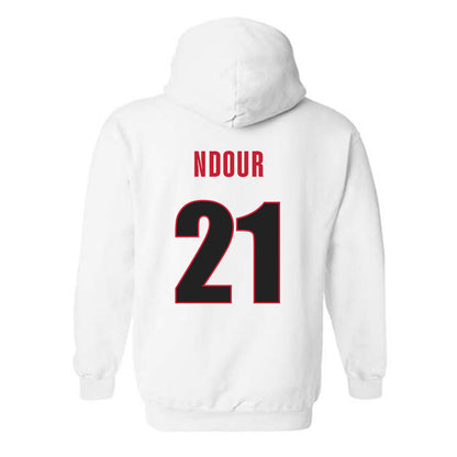 Georgia - NCAA Women's Basketball : Aicha Ndour - Classic Shersey Hooded Sweatshirt-1