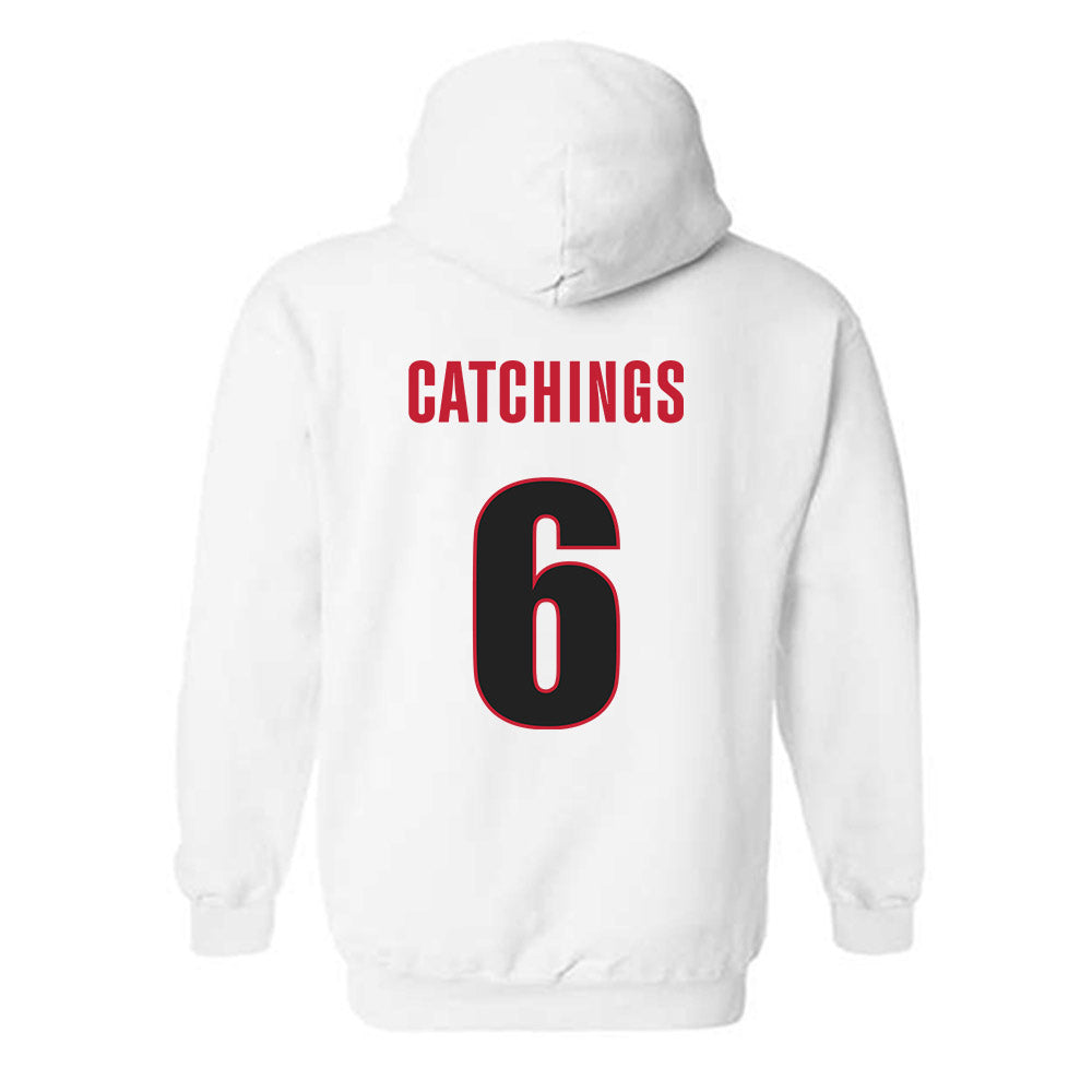 Georgia - NCAA Men's Basketball : Kanon Catchings - Classic Shersey Hooded Sweatshirt-1