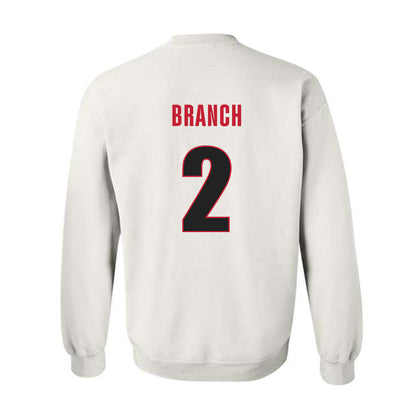 Georgia - NCAA Football : Zion Branch - Classic Shersey Crewneck Sweatshirt-1