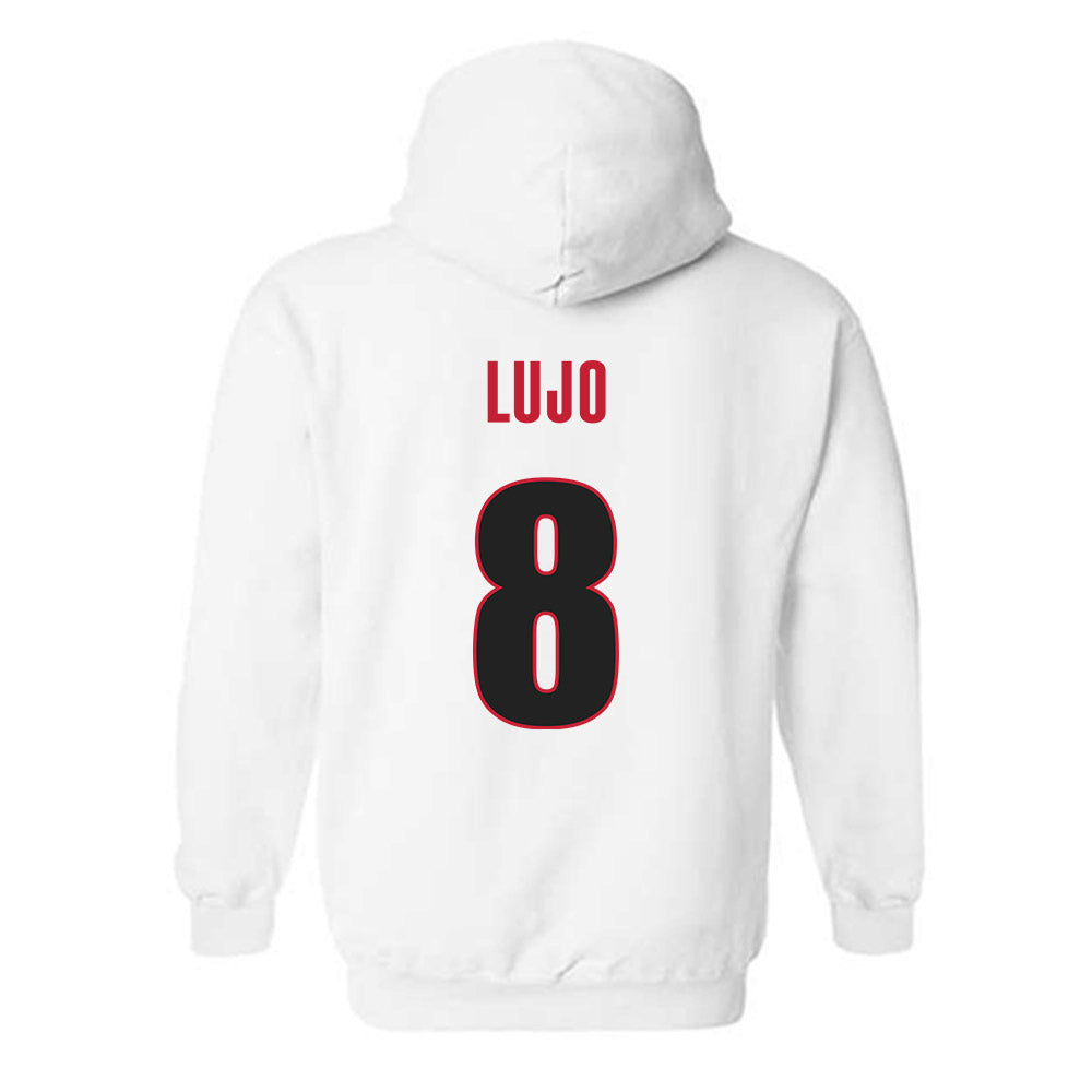 Georgia - NCAA Baseball : Rylan Lujo - Classic Shersey Hooded Sweatshirt-1