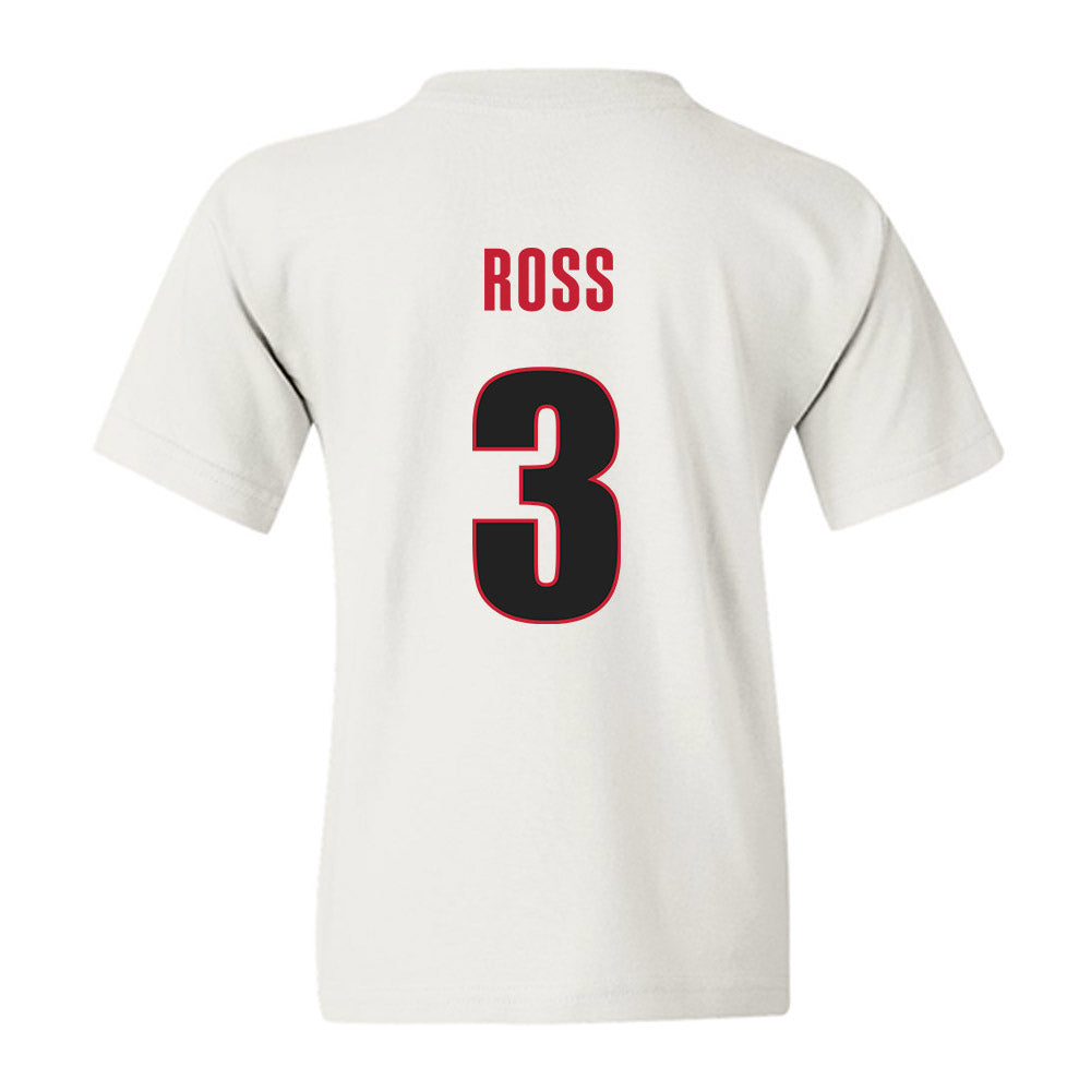 Georgia - NCAA Men's Basketball : Jordan Ross - Classic Shersey Youth T-Shirt-1