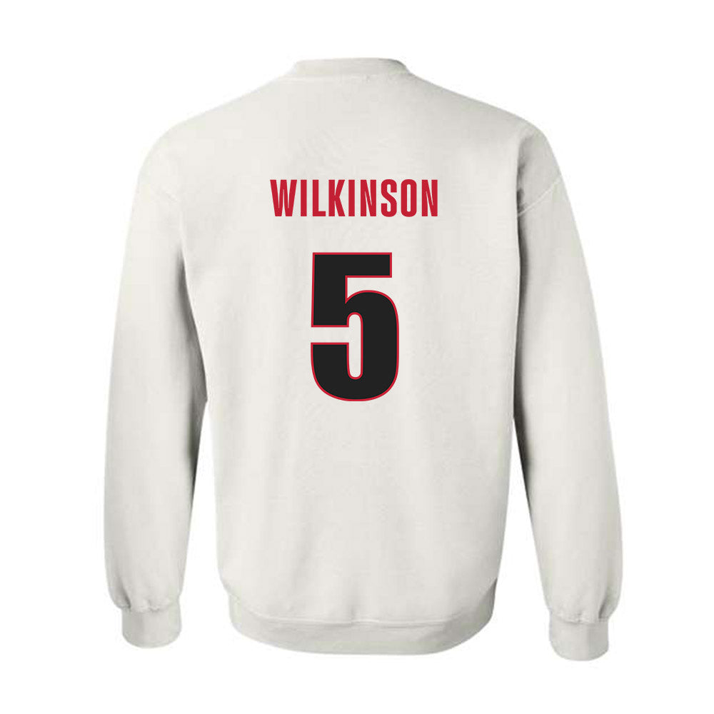 Georgia - NCAA Men's Basketball : Jeremiah Wilkinson - Classic Shersey Crewneck Sweatshirt-1
