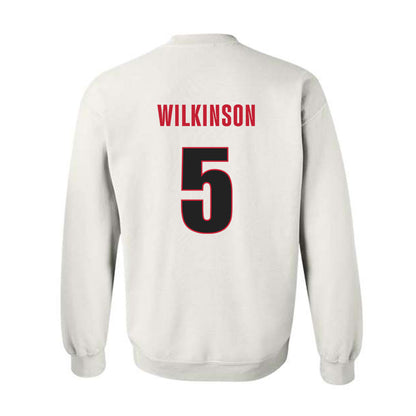 Georgia - NCAA Men's Basketball : Jeremiah Wilkinson - Classic Shersey Crewneck Sweatshirt-1