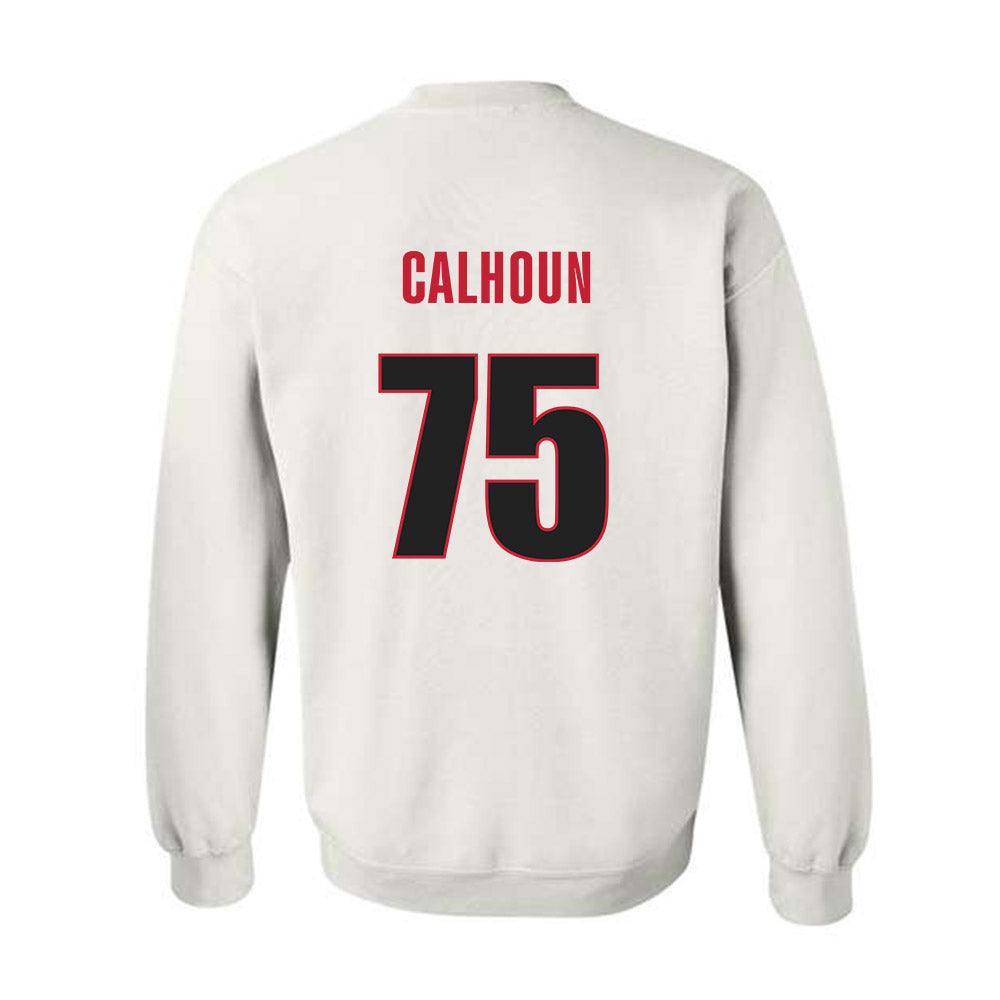 Georgia - NCAA Football : Daniel Calhoun - Classic Shersey Crewneck Sweatshirt-1