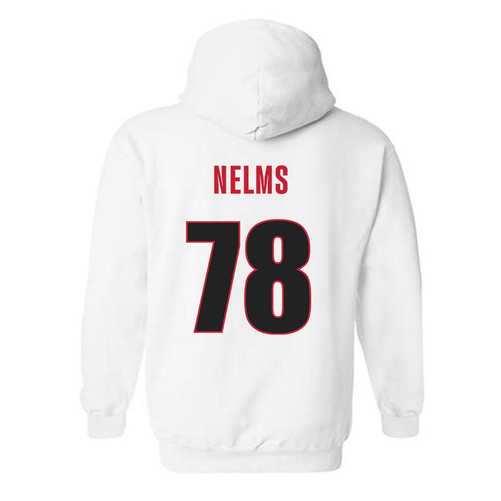 Georgia - NCAA Football : Tate Nelms - Classic Shersey Hooded Sweatshirt-1