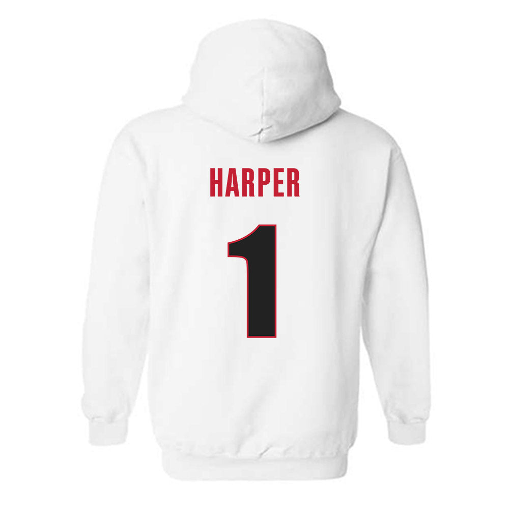 Georgia - NCAA Women's Volleyball : Tori Harper - Classic Shersey Hooded Sweatshirt-1