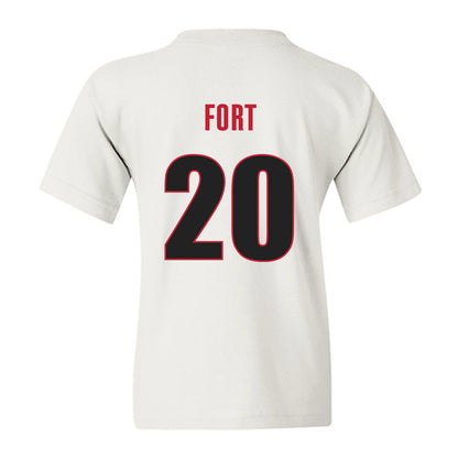 Georgia - NCAA Football : Zech Fort - Classic Shersey Youth T-Shirt-1
