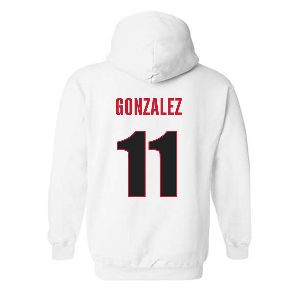 Georgia - NCAA Women's Basketball : Enjulina Gonzalez - Classic Shersey Hooded Sweatshirt-1