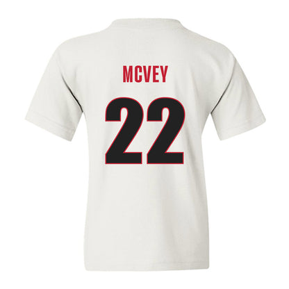 Georgia - NCAA Men's Basketball : Jackson McVey - Classic Shersey Youth T-Shirt-1