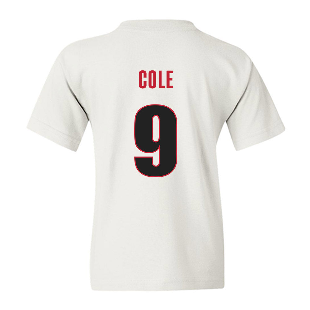 Georgia - NCAA Football : Chris Cole - Classic Shersey Youth T-Shirt-1
