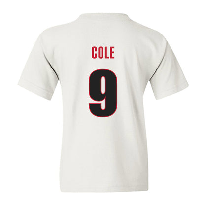 Georgia - NCAA Football : Chris Cole - Classic Shersey Youth T-Shirt-1