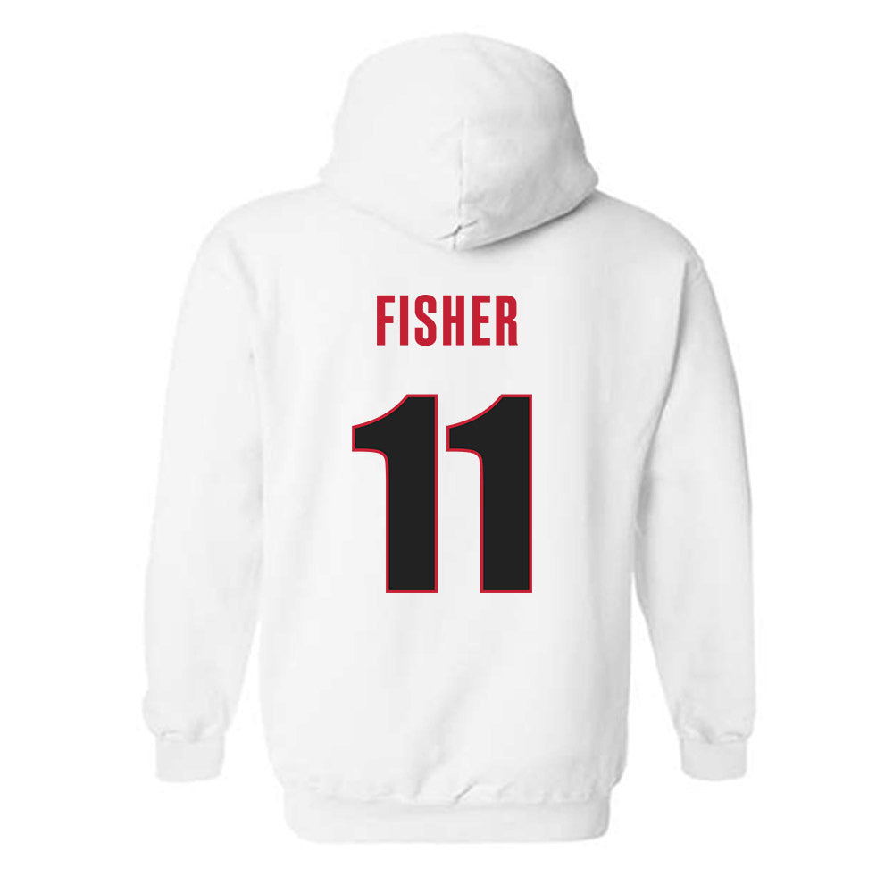 Georgia - NCAA Softball : Addisen Fisher - Classic Shersey Hooded Sweatshirt-1