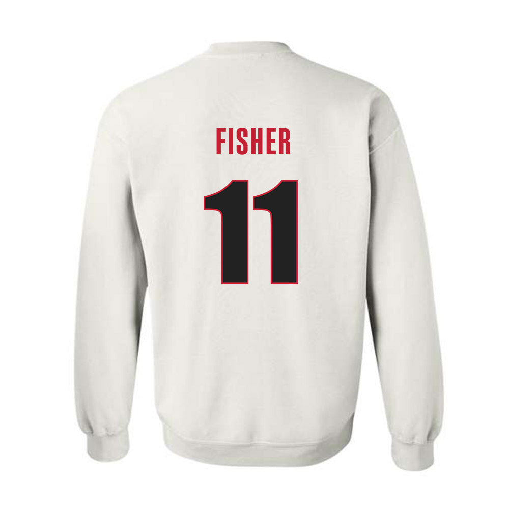 Georgia - NCAA Softball : Addisen Fisher - Classic Shersey Crewneck Sweatshirt-1