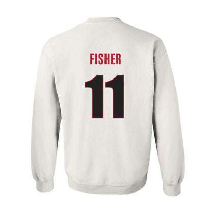 Georgia - NCAA Softball : Addisen Fisher - Classic Shersey Crewneck Sweatshirt-1