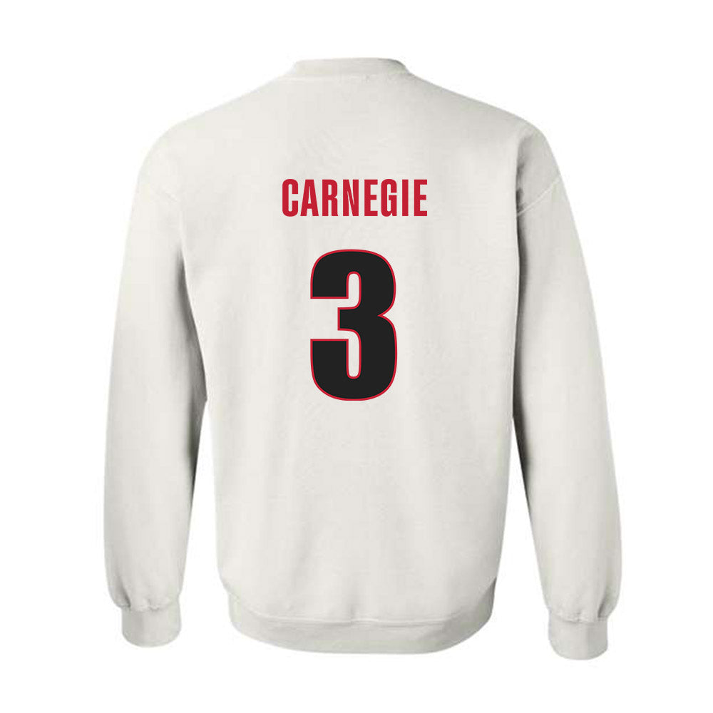 Georgia - NCAA Women's Basketball : Danielle Carnegie - Classic Shersey Crewneck Sweatshirt-1