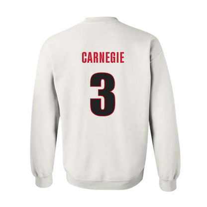 Georgia - NCAA Women's Basketball : Danielle Carnegie - Classic Shersey Crewneck Sweatshirt-1