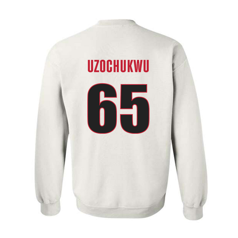 Georgia - NCAA Football : Dennis Uzochukwu - Classic Shersey Crewneck Sweatshirt-1