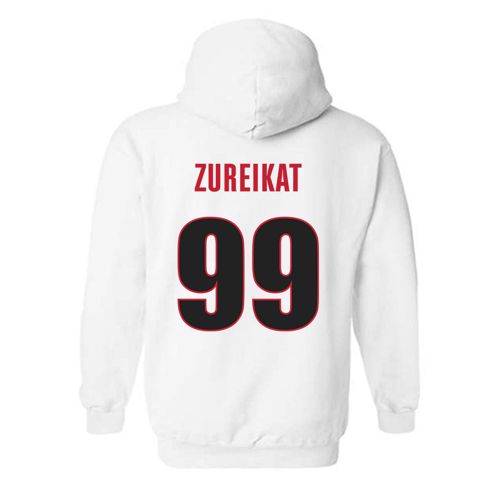Georgia - NCAA Football : Harran Zureikat - Classic Shersey Hooded Sweatshirt-1