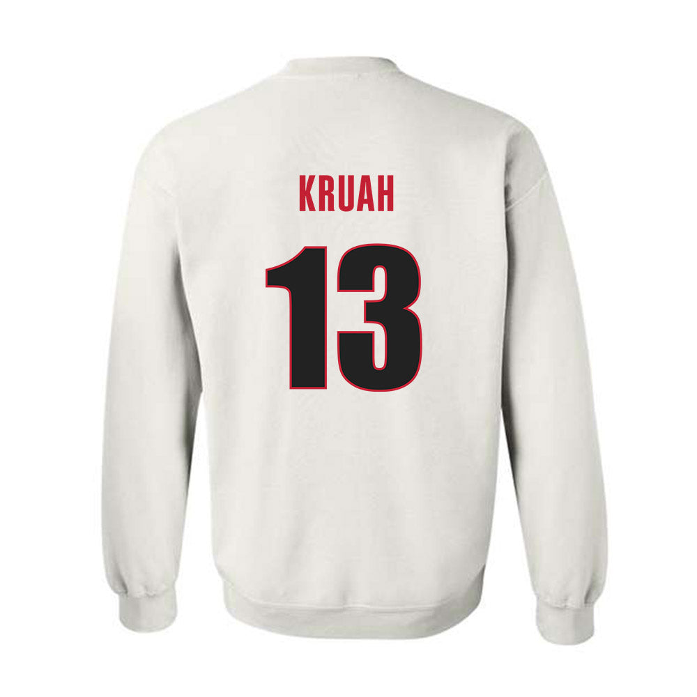 Georgia - NCAA Football : AJ Kruah - Classic Shersey Crewneck Sweatshirt-1
