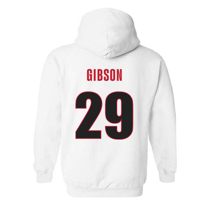 Georgia - NCAA Football : Isaiah Gibson - Classic Shersey Hooded Sweatshirt-1