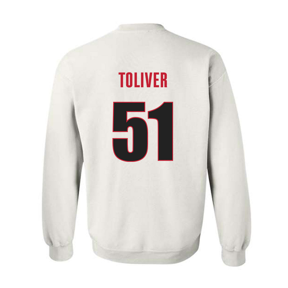Georgia - NCAA Football : Malachi Toliver - Classic Shersey Crewneck Sweatshirt-1
