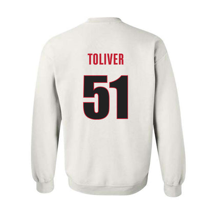 Georgia - NCAA Football : Malachi Toliver - Classic Shersey Crewneck Sweatshirt-1