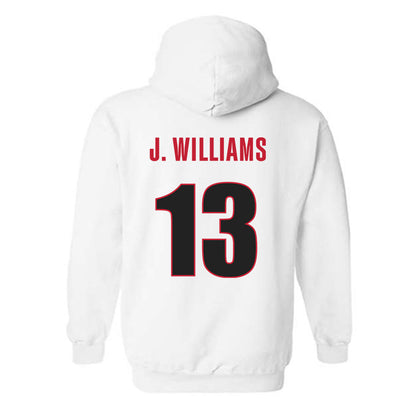Georgia - NCAA Football : Tyler J. Williams - Classic Shersey Hooded Sweatshirt-1