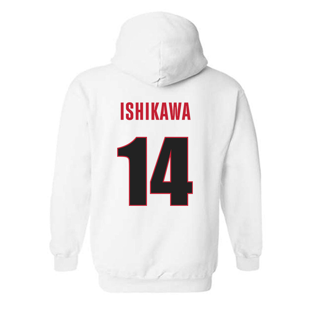 Georgia - NCAA Baseball : Kenny Ishikawa - Classic Shersey Hooded Sweatshirt-1