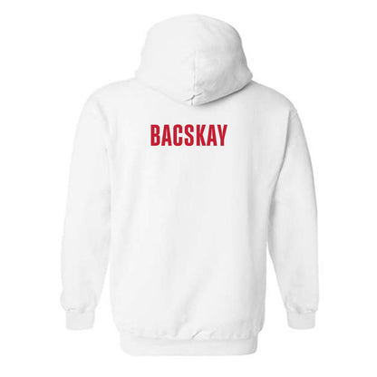Georgia - NCAA Women's Gymnastics : Csenge Bacskay - Classic Shersey Hooded Sweatshirt-1