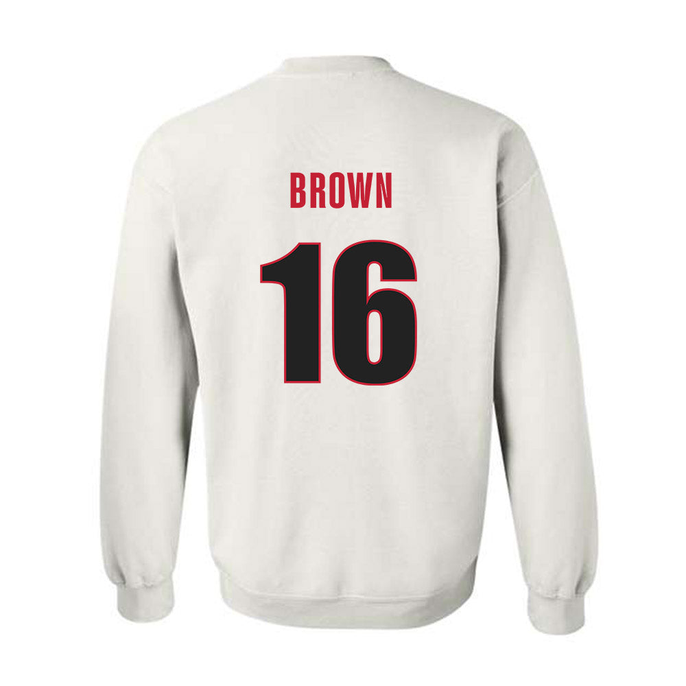Georgia - NCAA Baseball : Zachary Brown - Classic Shersey Crewneck Sweatshirt-1