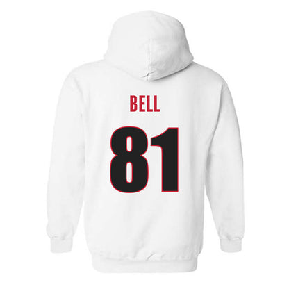 Georgia - NCAA Football : Jeremy Bell - Classic Shersey Hooded Sweatshirt-1