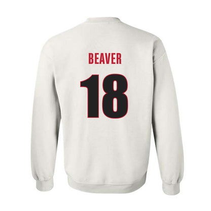 Georgia - NCAA Football : Bryson Beaver - Classic Shersey Crewneck Sweatshirt-1