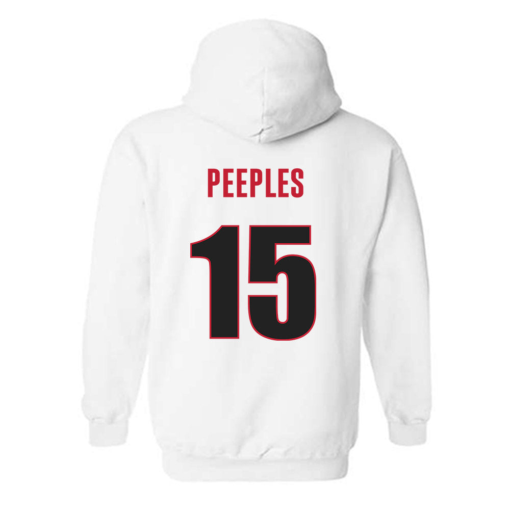Georgia - NCAA Baseball : Ty Peeples - Classic Shersey Hooded Sweatshirt-1