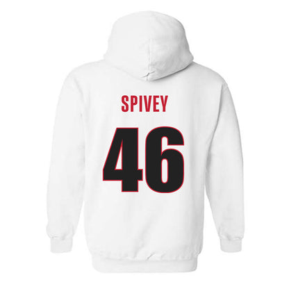Georgia - NCAA Baseball : Logan Spivey - Classic Shersey Hooded Sweatshirt-1