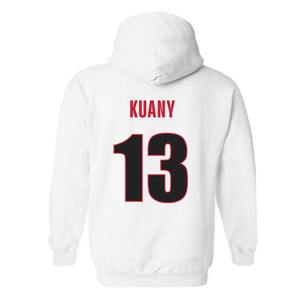 Georgia - NCAA Men's Basketball : Mading Kuany - Classic Shersey Hooded Sweatshirt-1