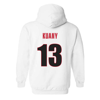 Georgia - NCAA Men's Basketball : Mading Kuany - Classic Shersey Hooded Sweatshirt-1