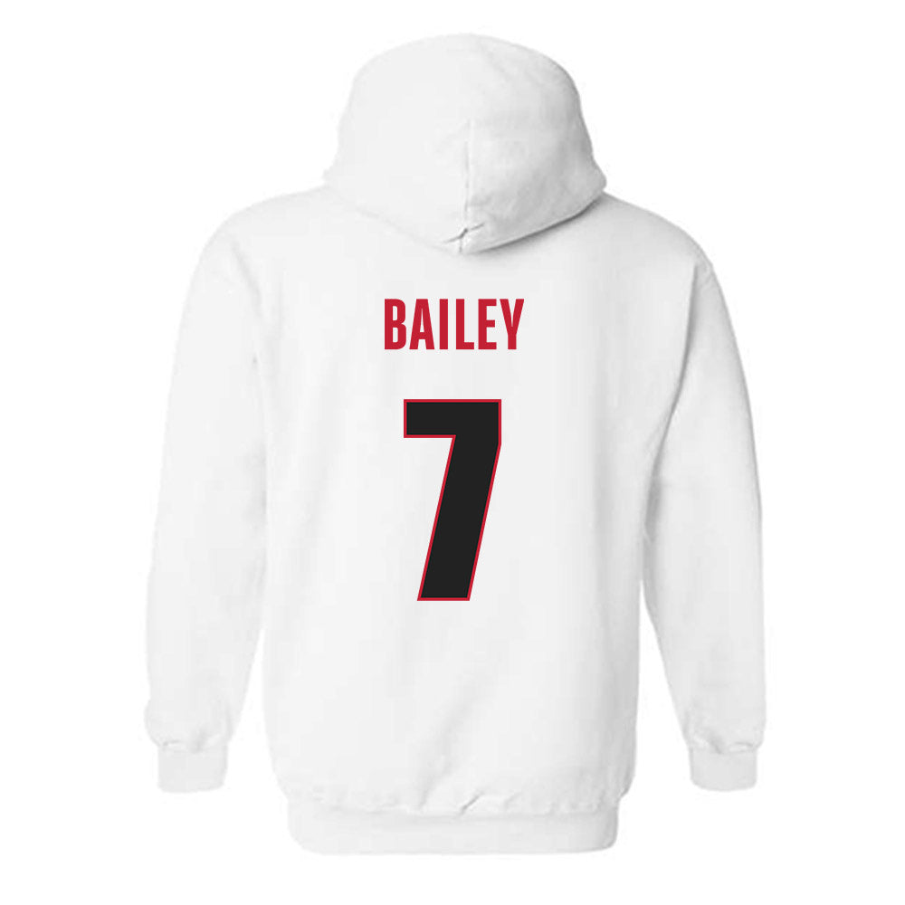 Georgia - NCAA Men's Basketball : Justin Bailey - Classic Shersey Hooded Sweatshirt-1